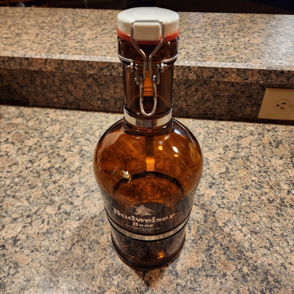 Budweiser Vintage 2L Muster Geschutzt Glass Decanter